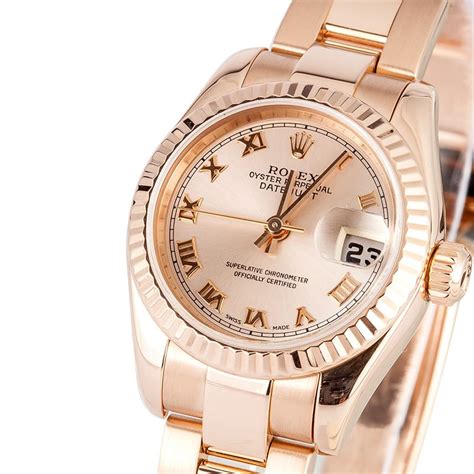 rolex rose gold woman